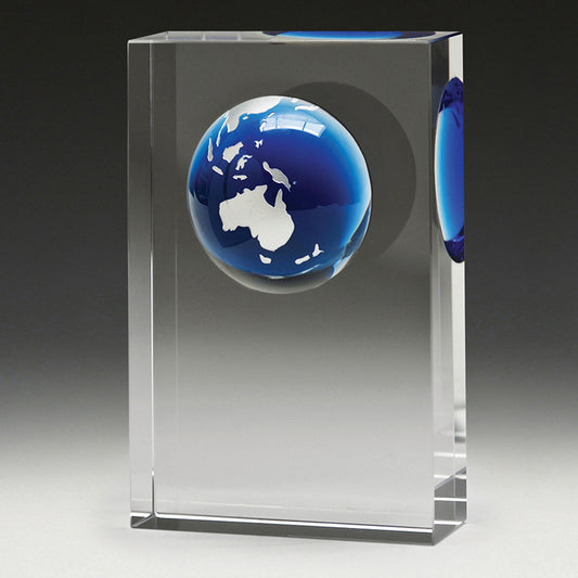 Blue Globe Crystal Award