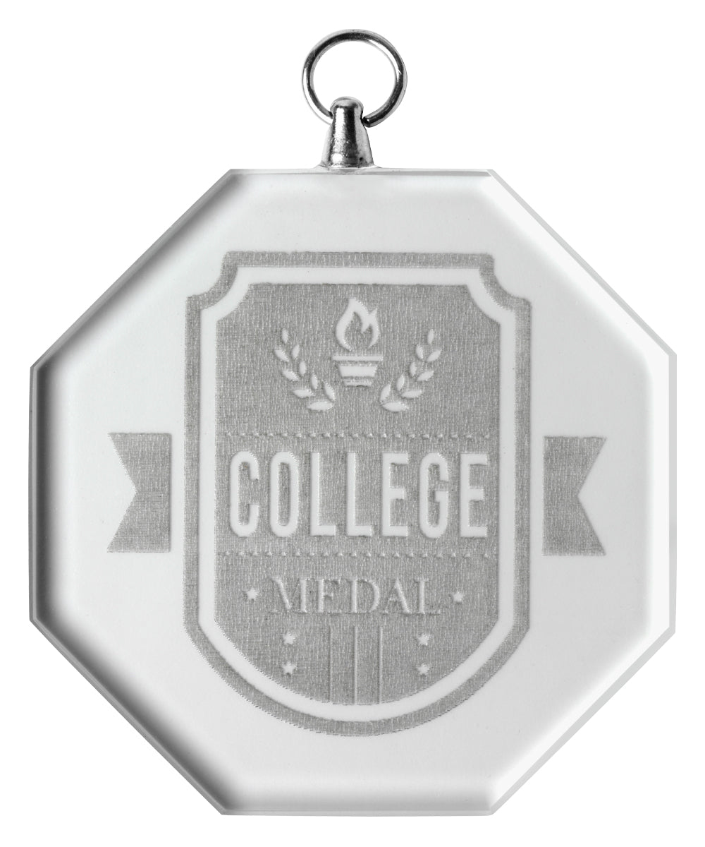 Glass Medal – Octagon 50mm