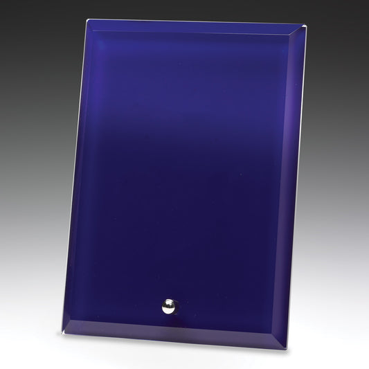 Prime Glass Plaque Blue 10mm Thick