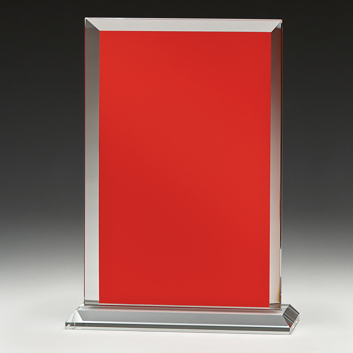 Glass Red Billboard 10mm Thick