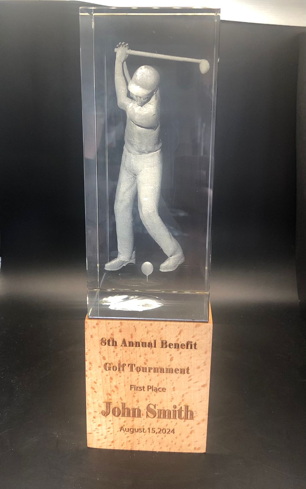 Glass-3D-golf-award