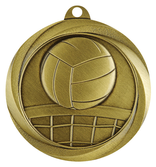 Volleyball Econo Medal Gold, Silver & Bronze