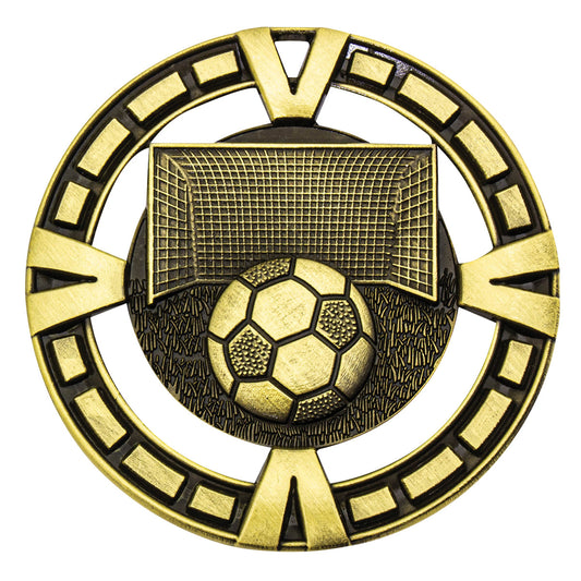 Football Varsity Medal Gold