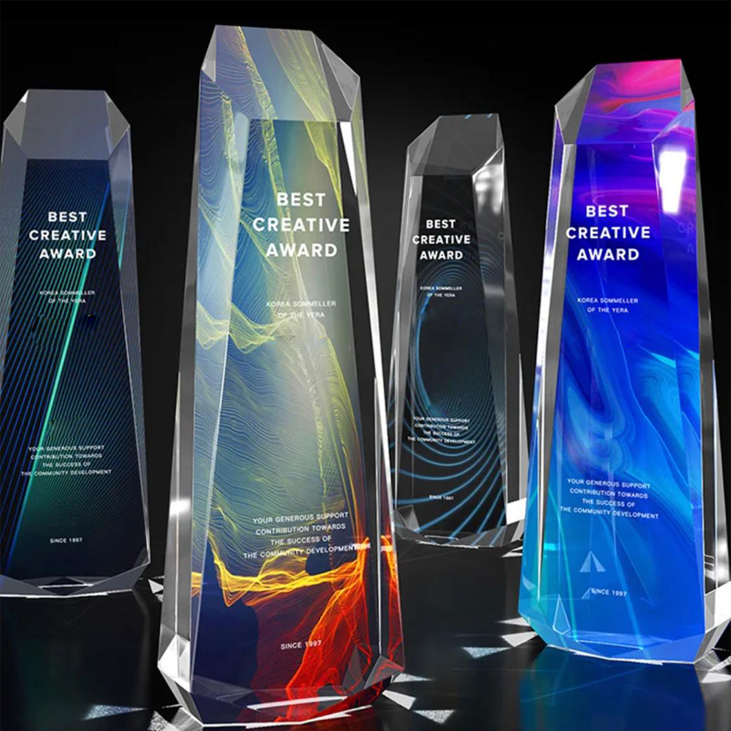 Premier Crystal Color-Print Award