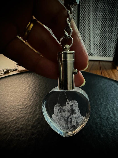 Personalized Glass Keyring