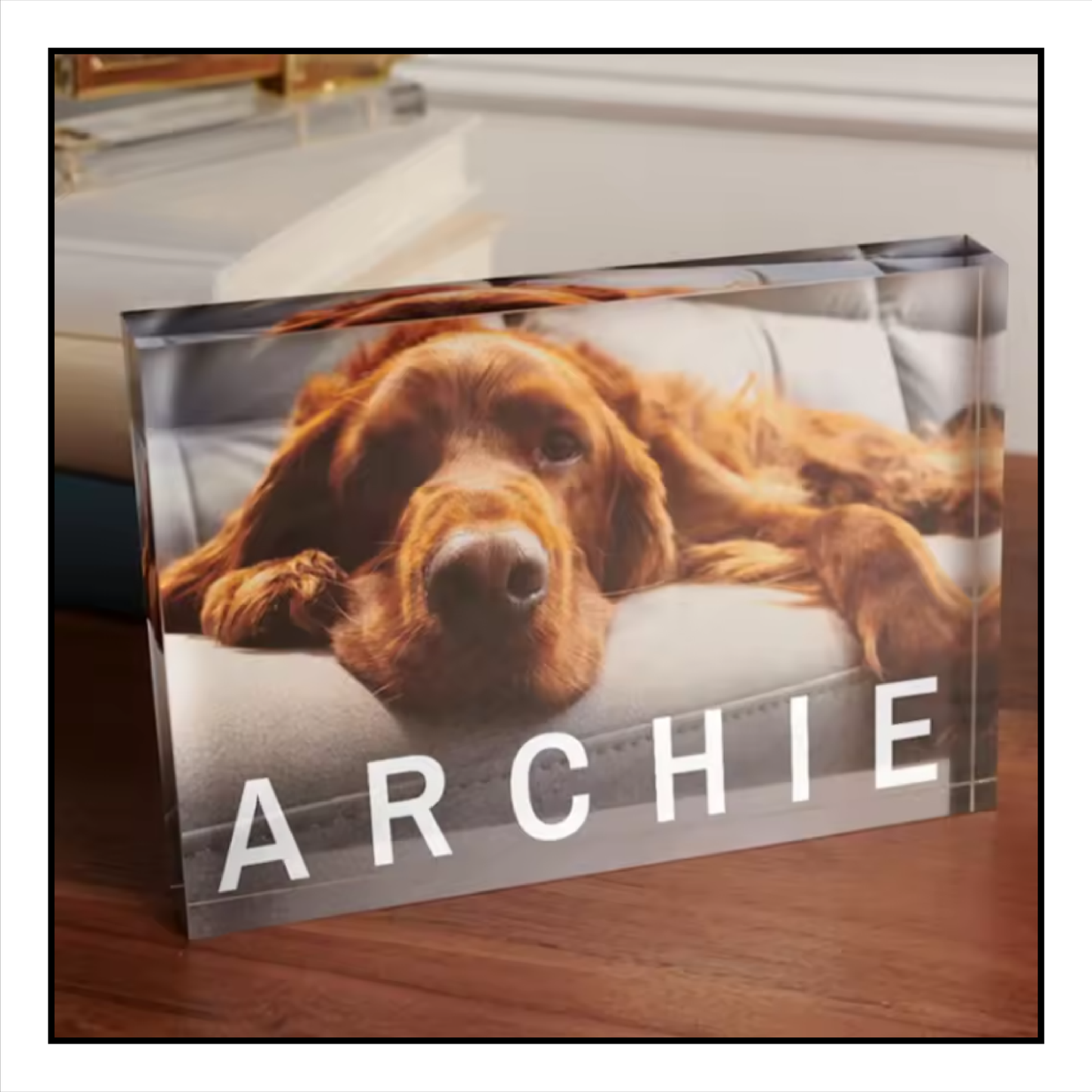 Thick Acrylic Photo Frame